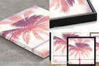 Beachscape Palms II Pink Purple