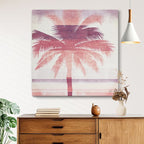 Beachscape Palms II Pink Purple