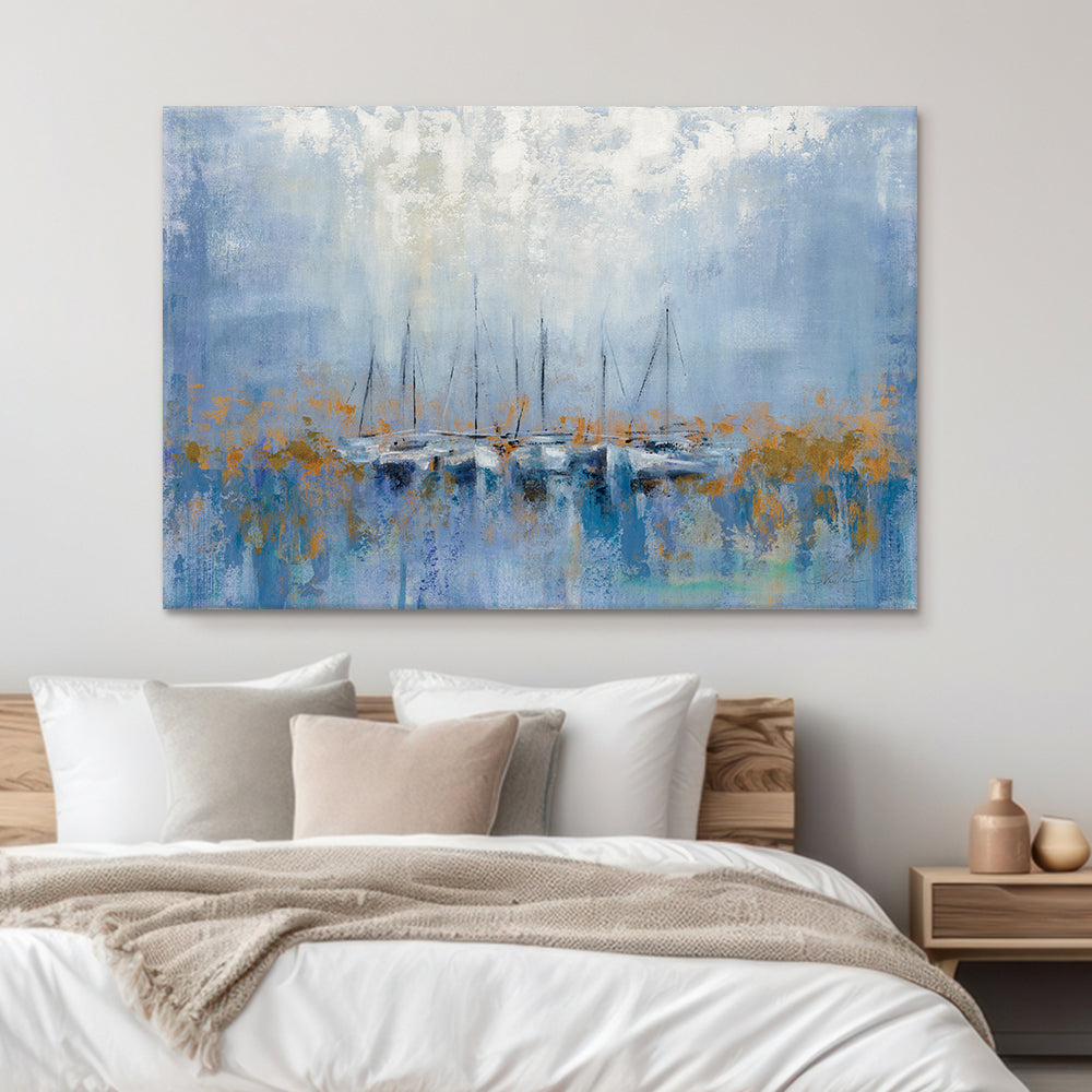 Boats in the Harbor I