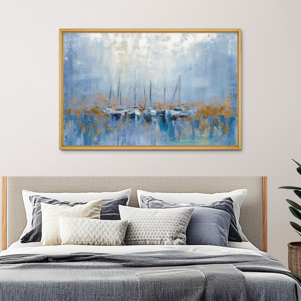 Boats in the Harbor I