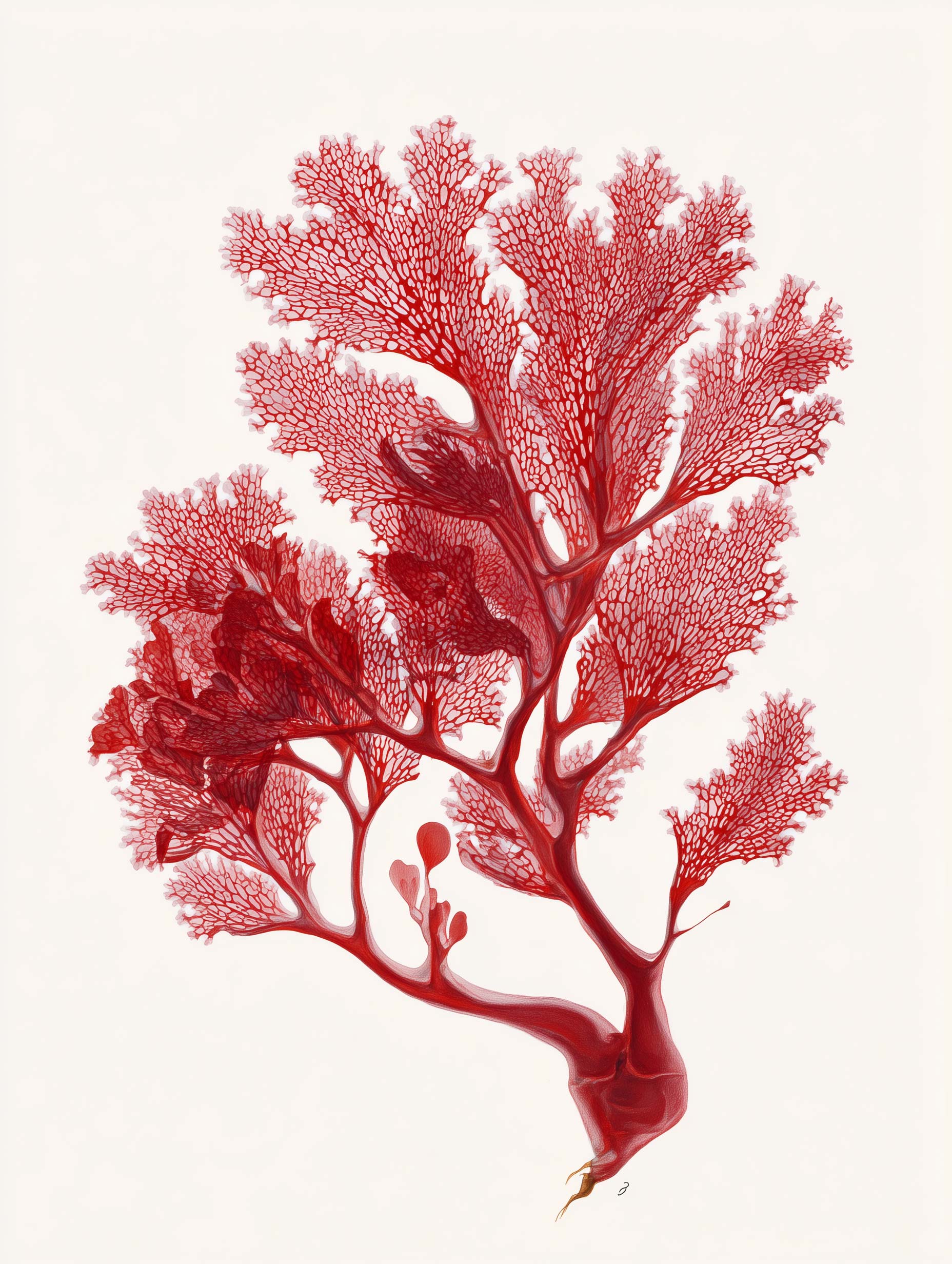 Botanical Red Coral II