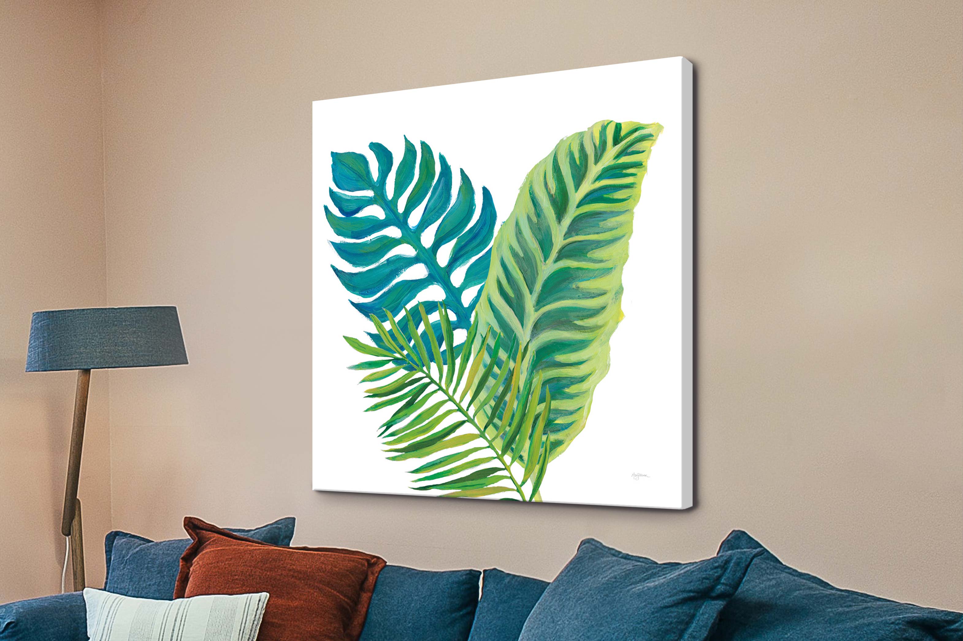 Coconut Palm VI tropical coastal canvas print