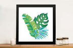 Coconut Palm VII framed wall art in a beach-style room