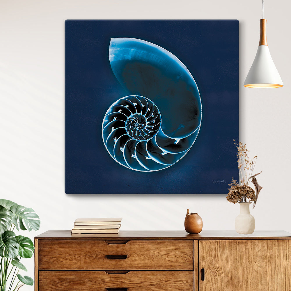 Cyanotype Sea II by Sue Schlabach