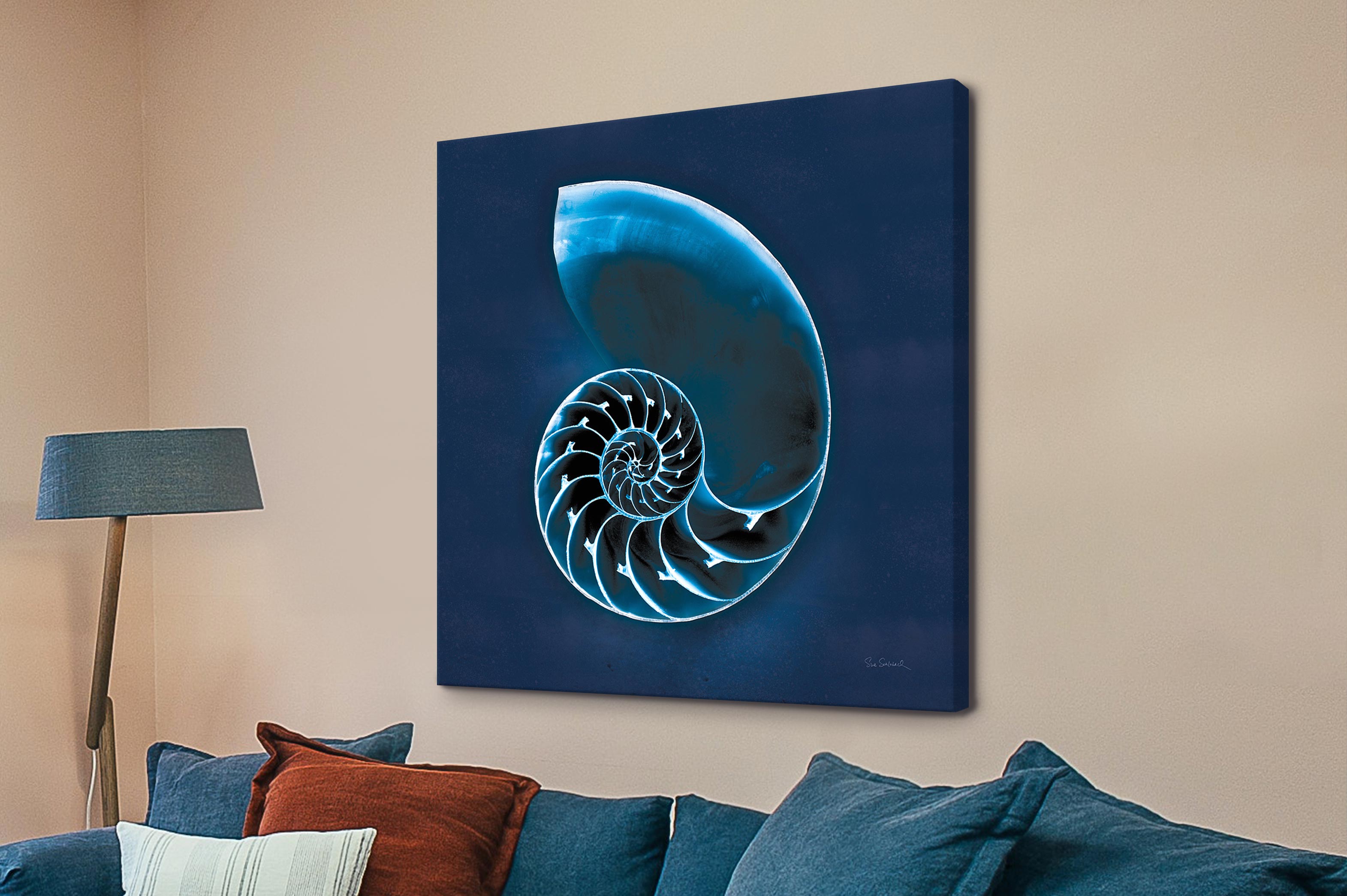 Cyanotype Sea II by Sue Schlabach