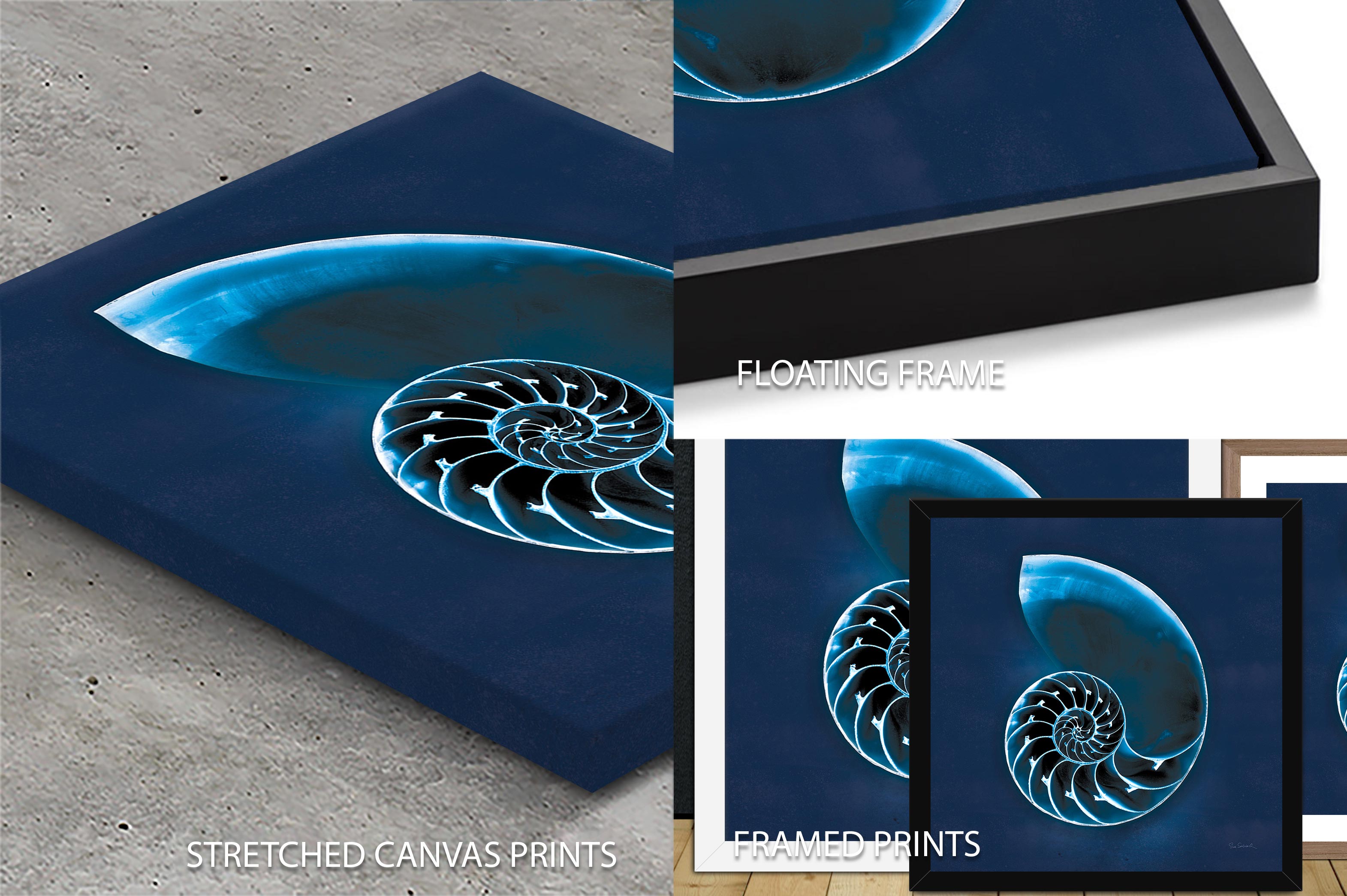 Cyanotype Sea II by Sue Schlabach