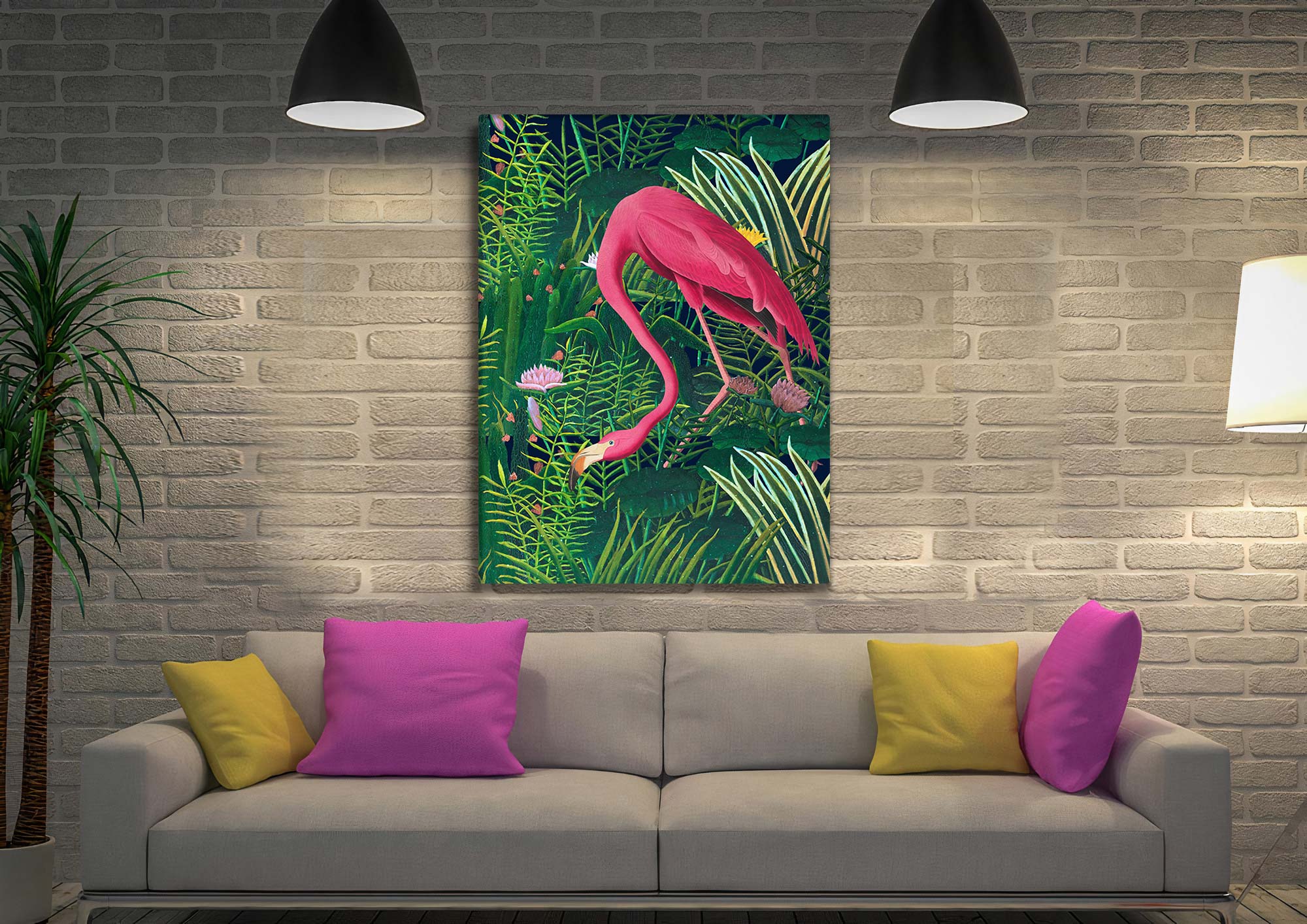 Henri Rousseau–Audubon Tropical Portrait Layout