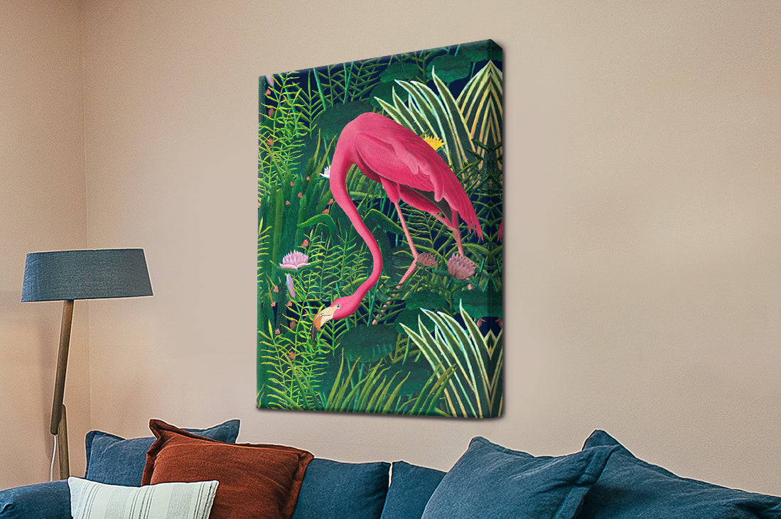 Henri Rousseau–Audubon Tropical Portrait Layout