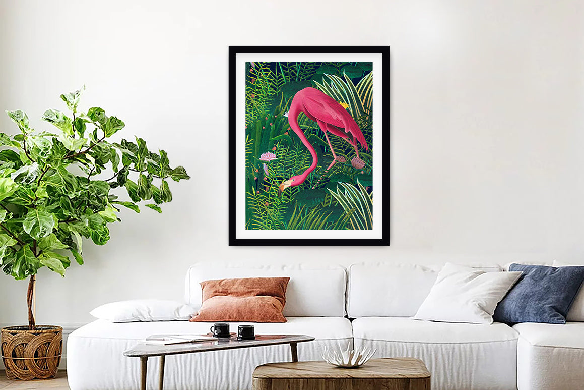 Henri Rousseau–Audubon Tropical Portrait Layout