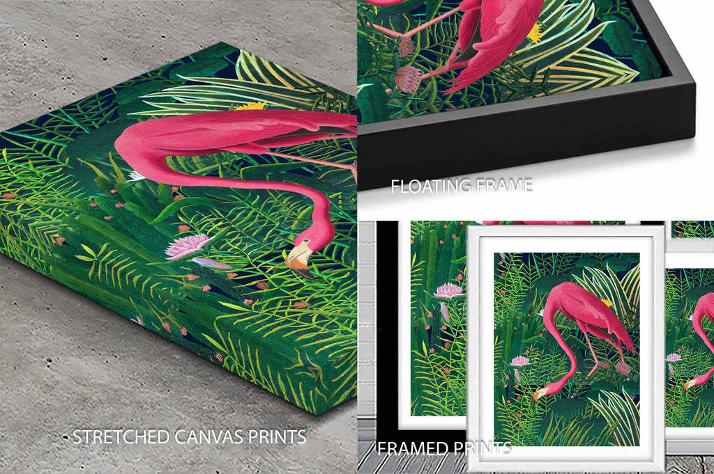 Henri Rousseau–Audubon Tropical Portrait Layout