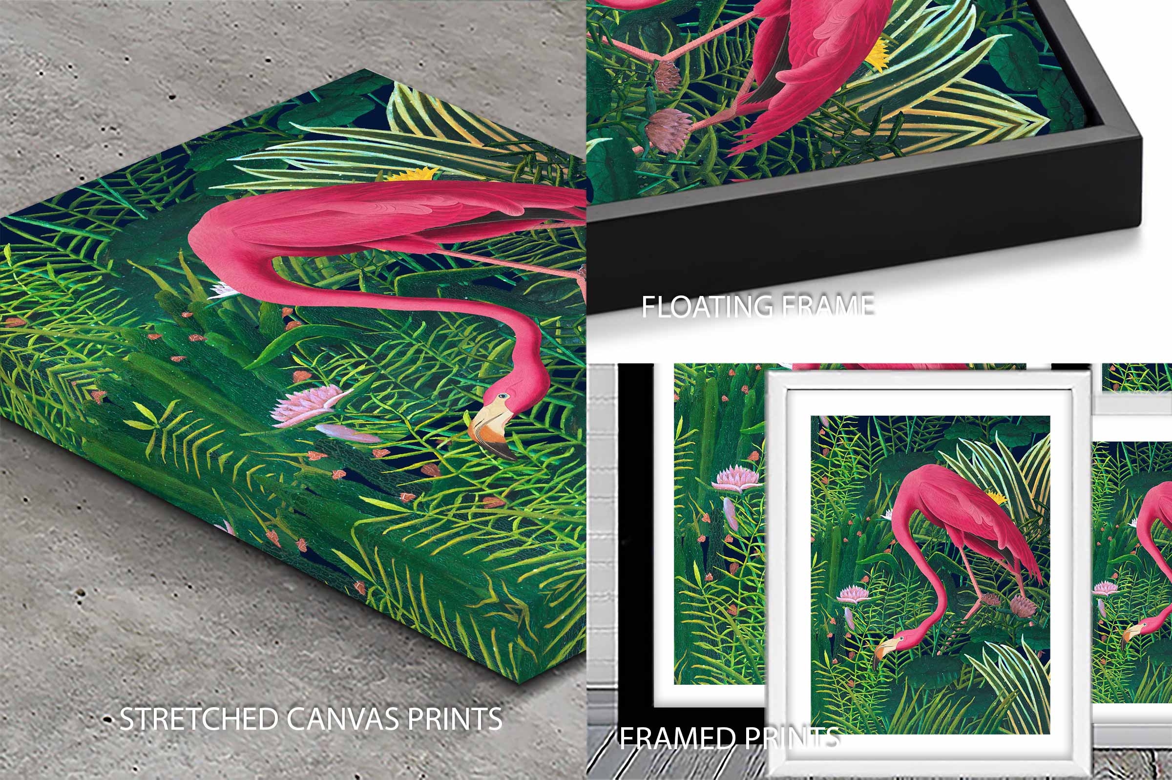 Henri Rousseau–Audubon Tropical Portrait Layout