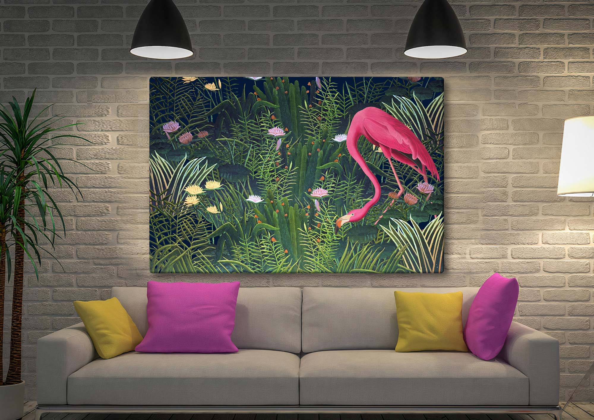 Henri Rousseau-Audubon Tropical Landscape