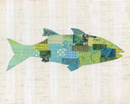 In the Ocean III coastal canvas print by Courtney Prahl
