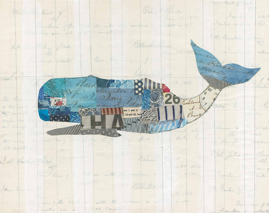 In the Ocean IV coastal canvas print by Courtney Prahl