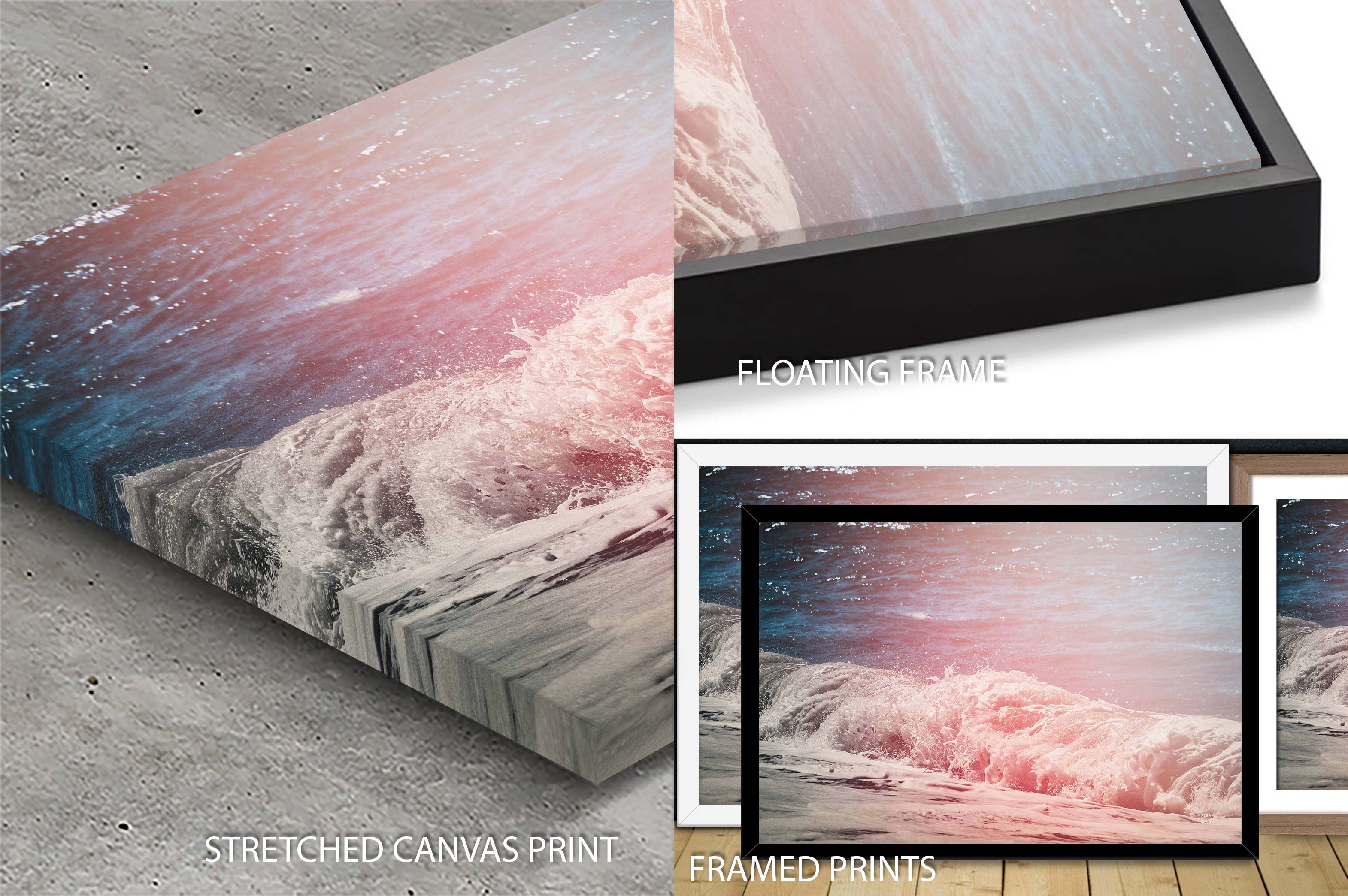 Lost Coast Waves Pink II