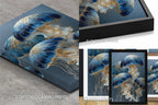 Moonlit Medusae I triptych archival paper print