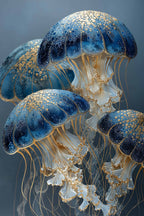 Moonlit Medusae I single panel close-up
