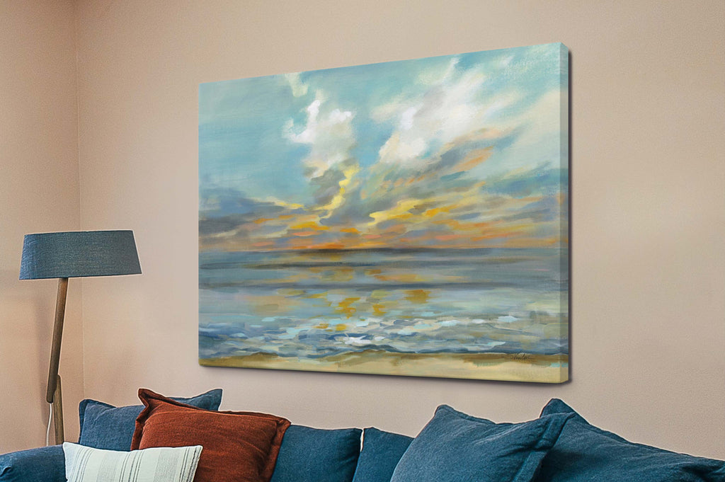 Rhythmic Sunset Waves