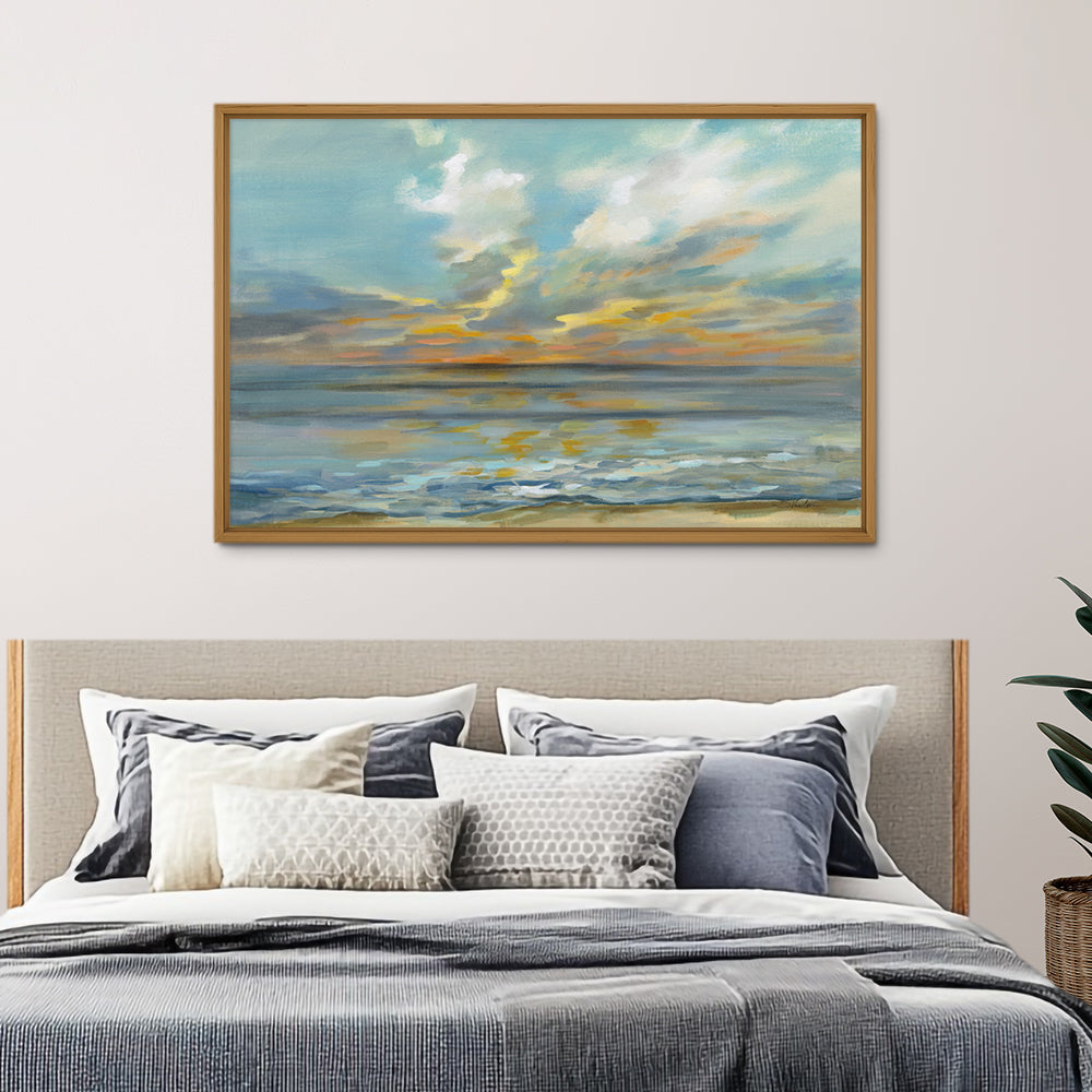 Rhythmic Sunset Waves