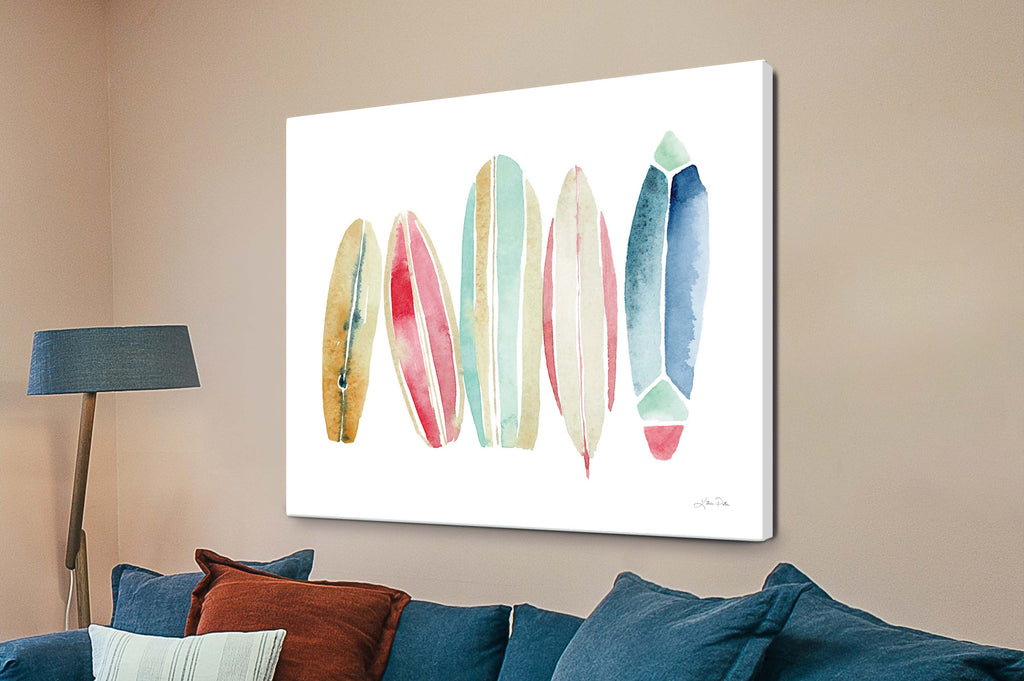 Surfboards in a Row