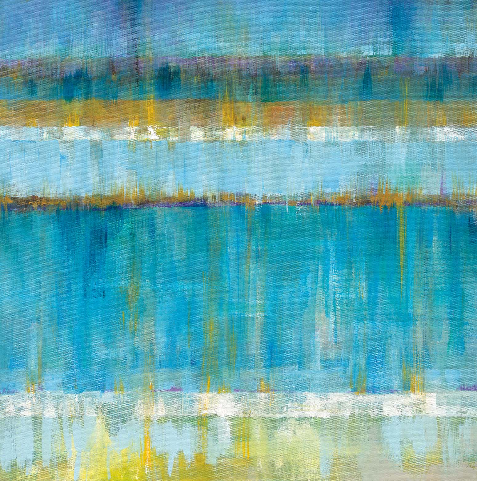 Ocean Abstract Stripes Coastal Art Print | Salt & Sol – Salt and Sol