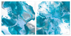 Blue Lagoon Diptych by Sarah Adams