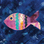 Boho Reef Fish Diptych II