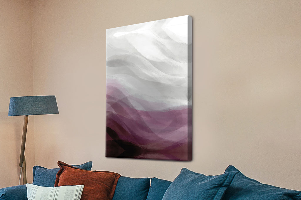 Calming Waves I Plum
