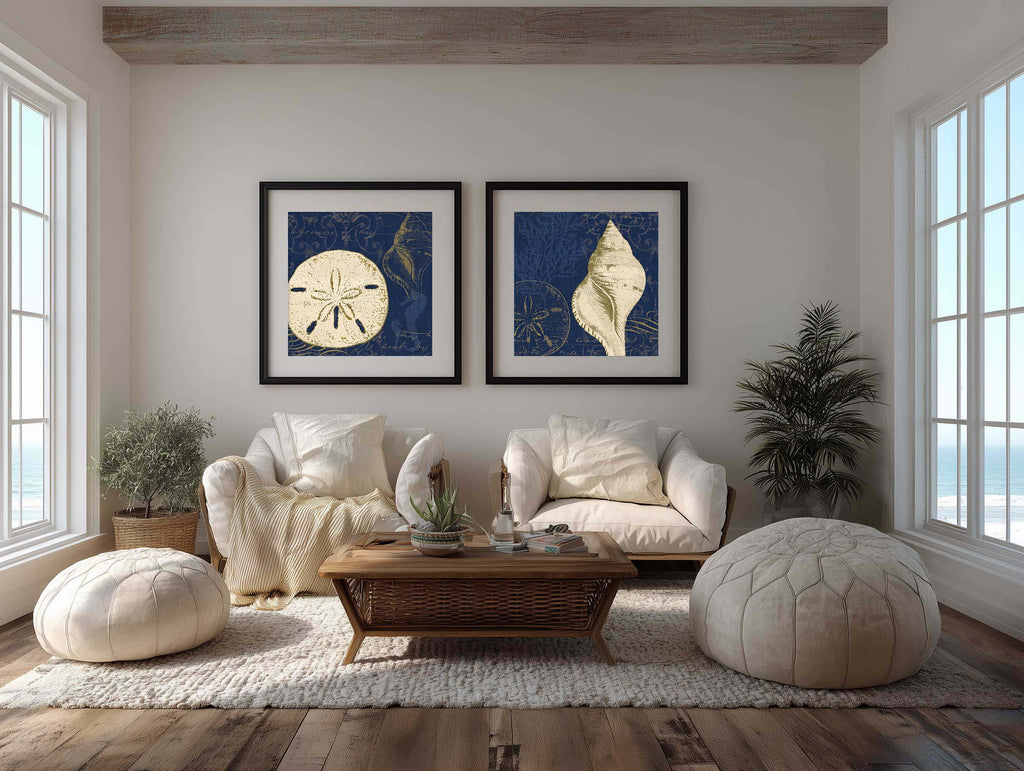 Coastal Moonlight Diptych