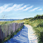 Grassy Path To The Beach Diptych