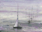 Ice Sailing Purple Crop — sailing scene art print at Salt and Sol Australia — printed in Australia