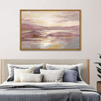 Pink and Gold Landscape
