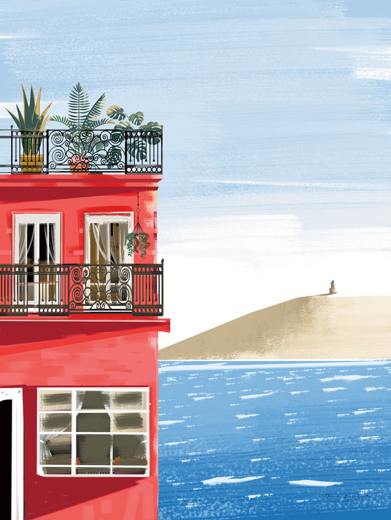 Las Palmas Triptych Art Set by Omar Escalante