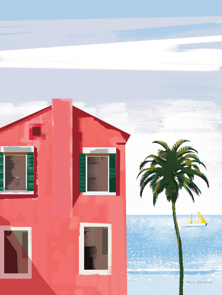 Las Palmas Triptych Art Set by Omar Escalante