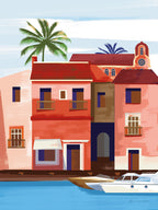 Las Palmas Triptych Art Set by Omar Escalante