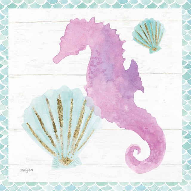Mermaid Friends VI — coastal wall art print at Salt and Sol Australia — printed in Australia