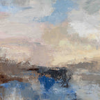 Morning Marine Layer I & II – Abstract Coastal Diptych