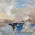 Morning Marine Layer I & II – Abstract Coastal Diptych