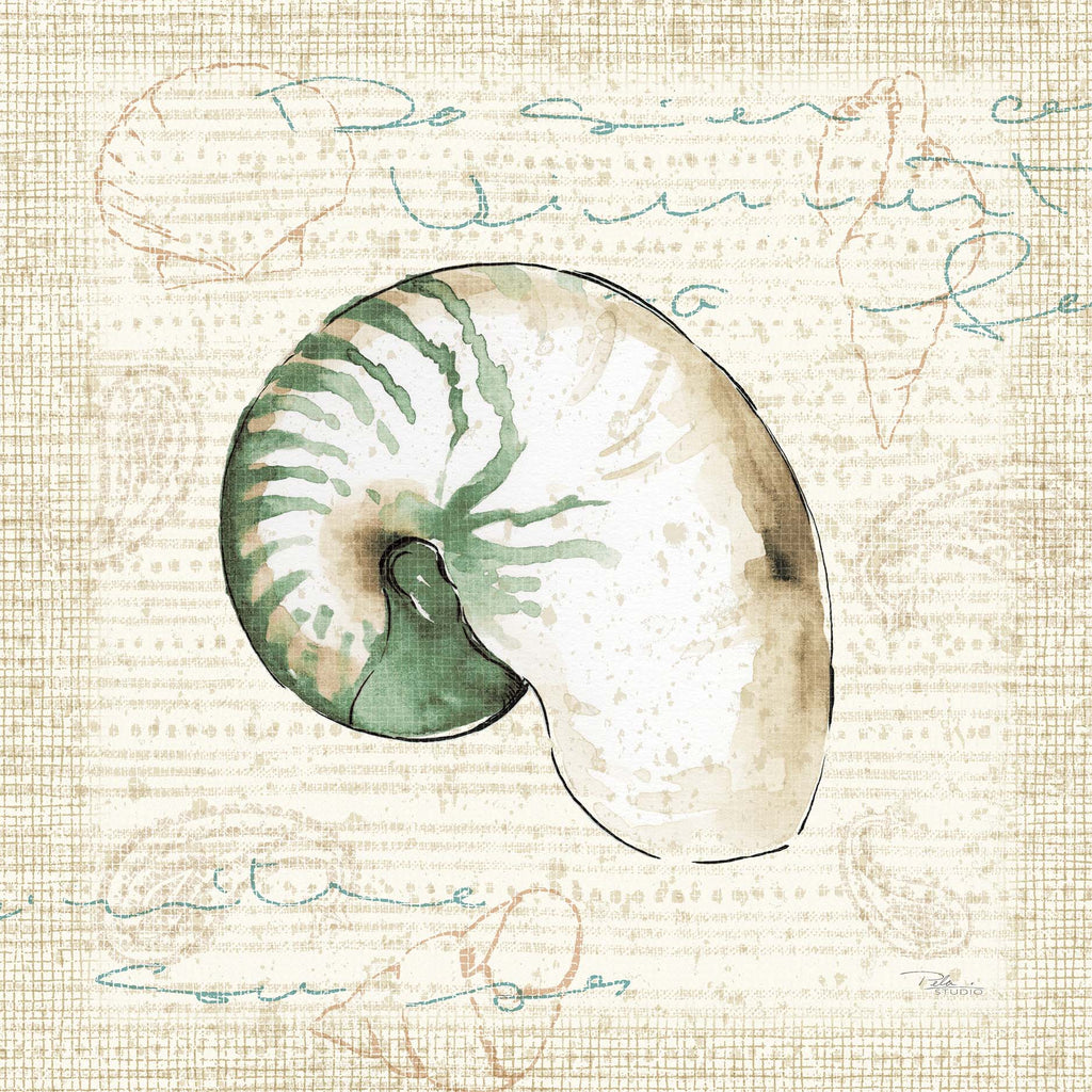 Ocean Prints I & II – Square Coastal Diptych