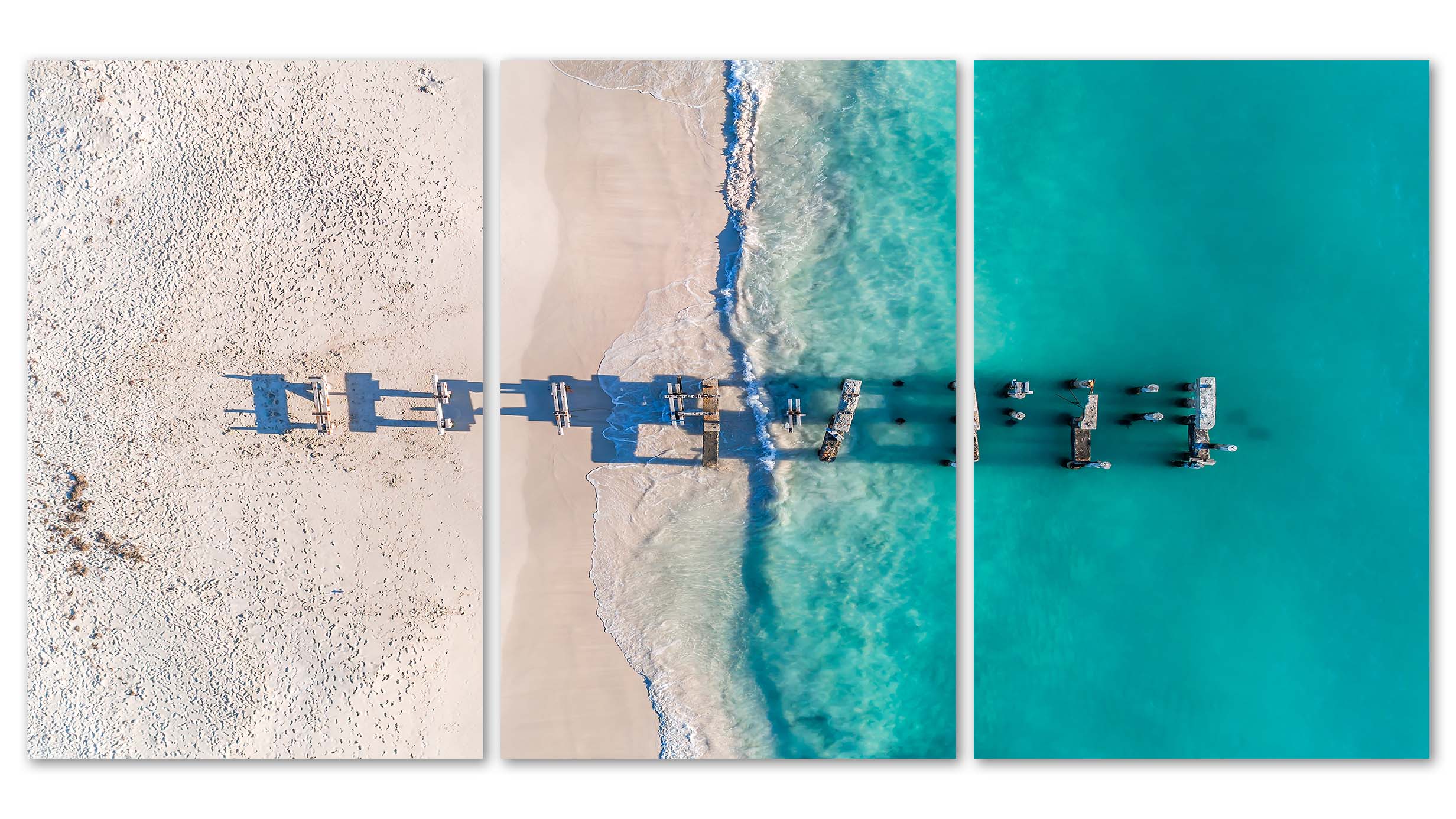 Old Jurien Bay Jetty Triptych