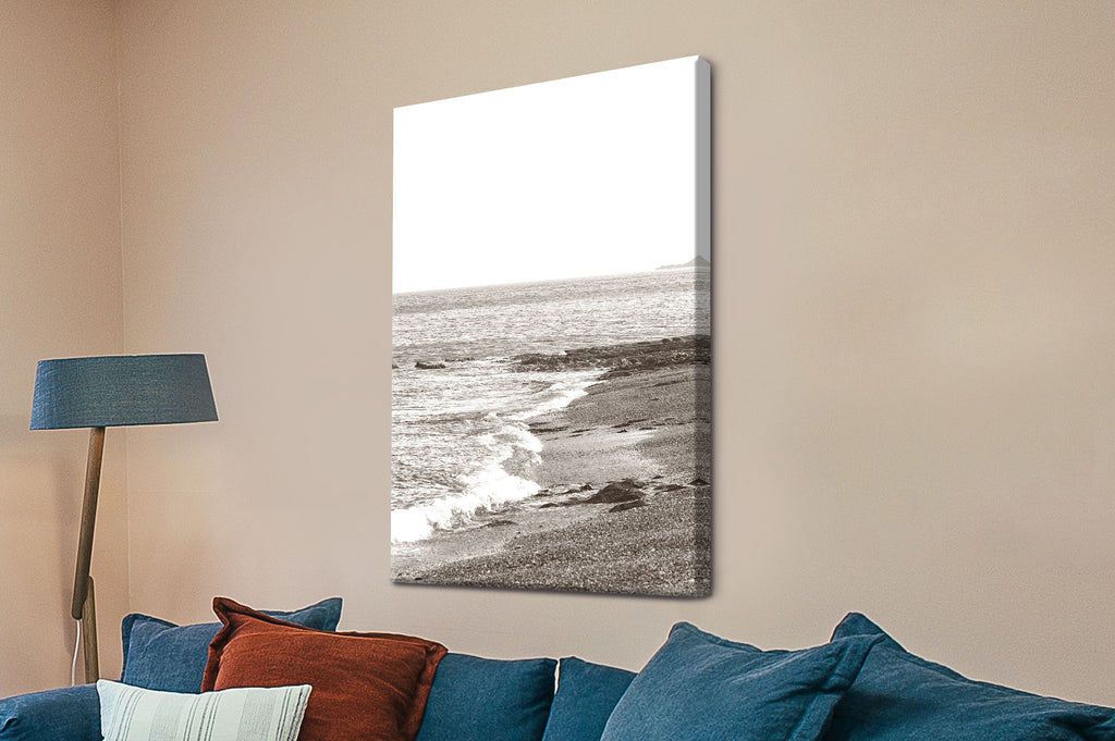 Rain on the Secret Beach Sepia