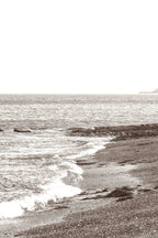 Rain on the Secret Beach Sepia