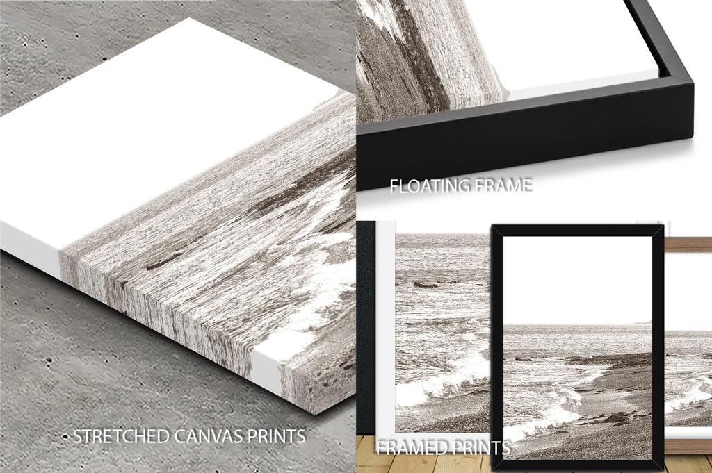 Rain on the Secret Beach Sepia