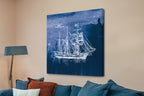 Sailing Ships III Indigo