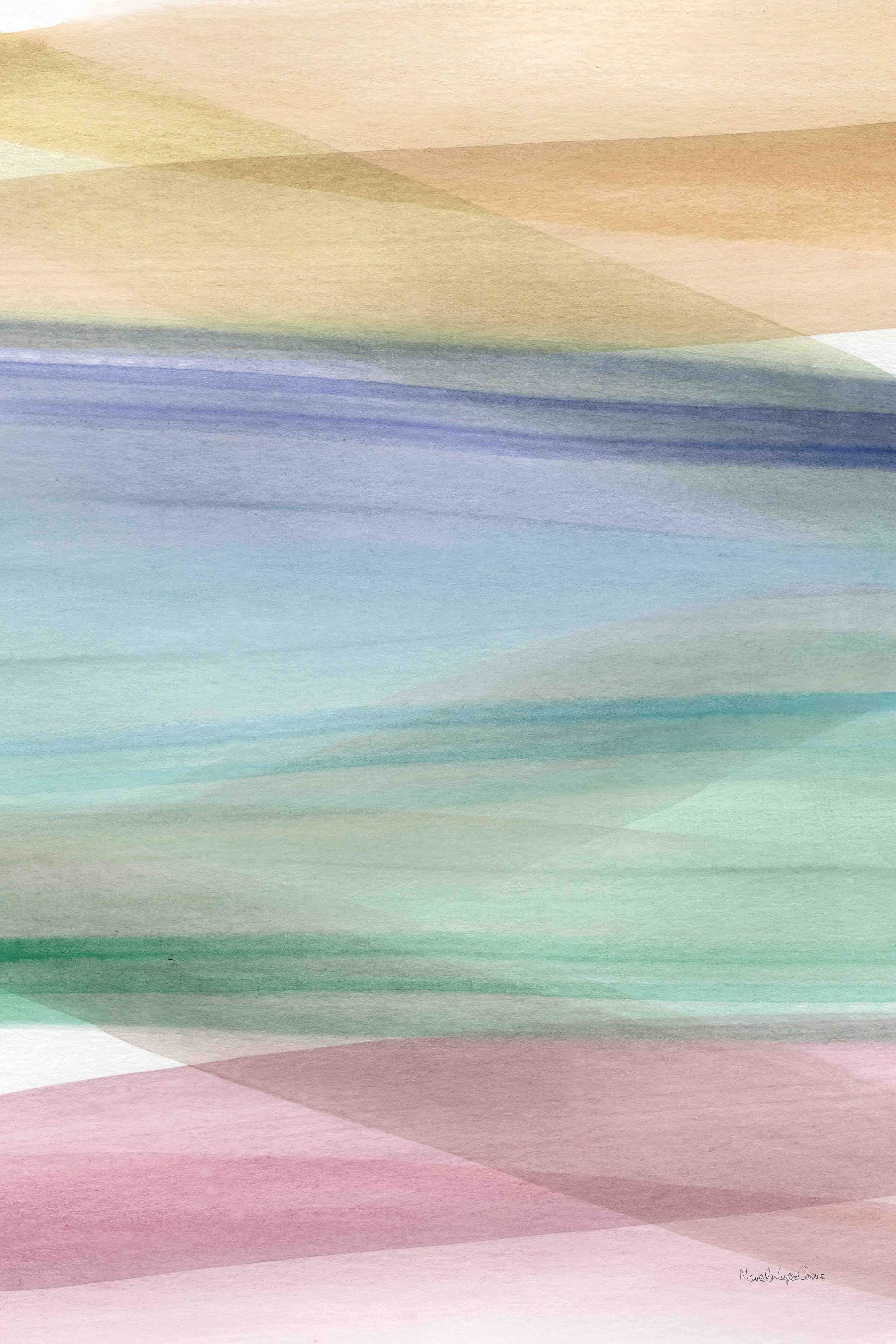 Soft Summer Triptych by Mercedes Lopez Charro