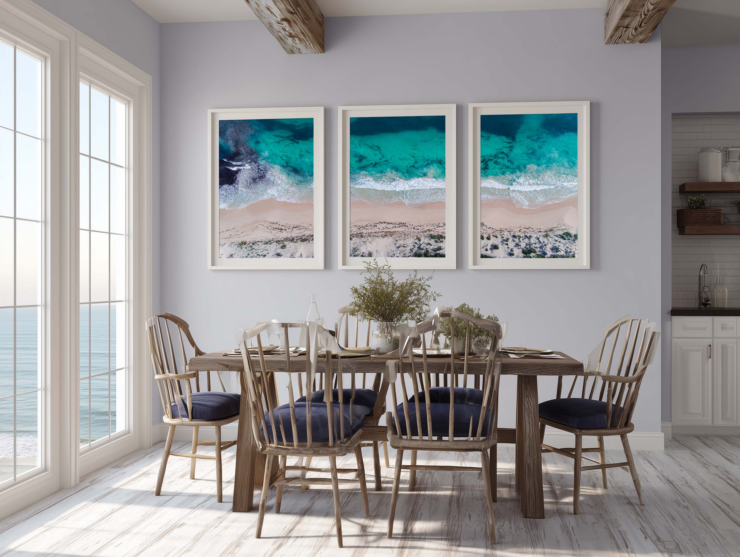 Sovereign Waves Triptych by Matt Day