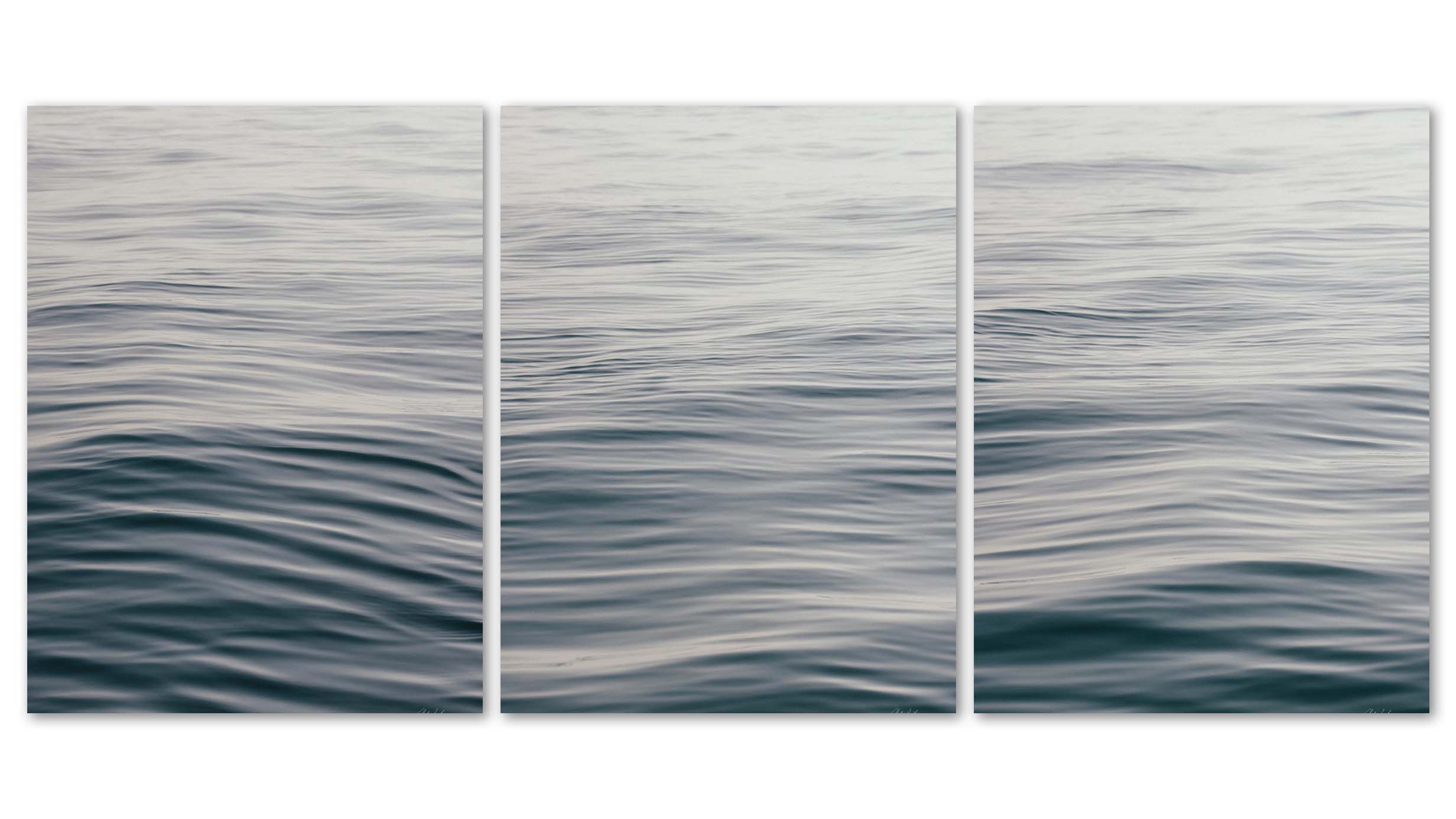 The Silent Sea Triptych by Deborah Revell