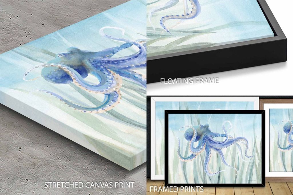 Undersea Octopus Seaweed